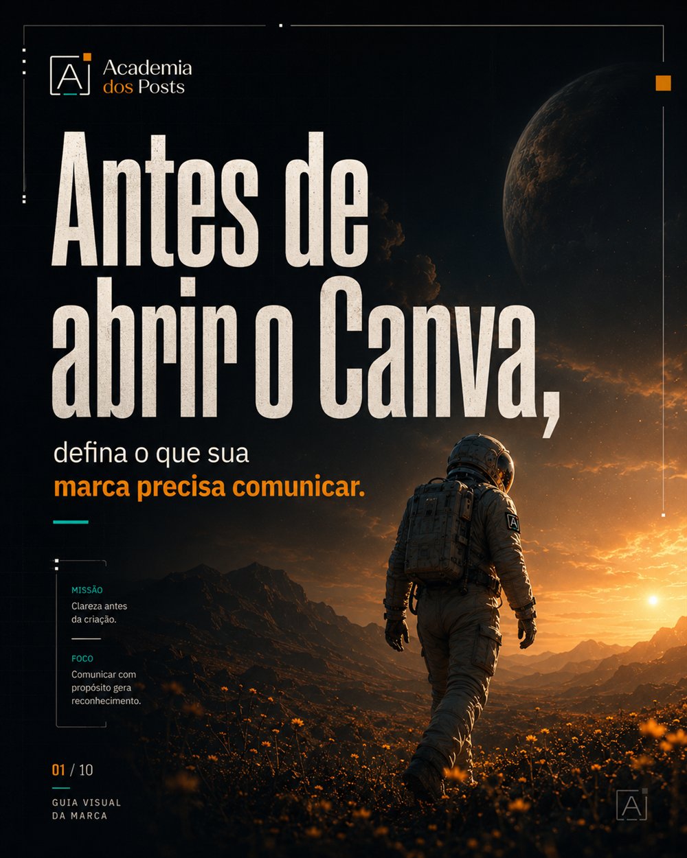 Post: antes de abrir o Canva, defina o que sua marca precisa comunicar